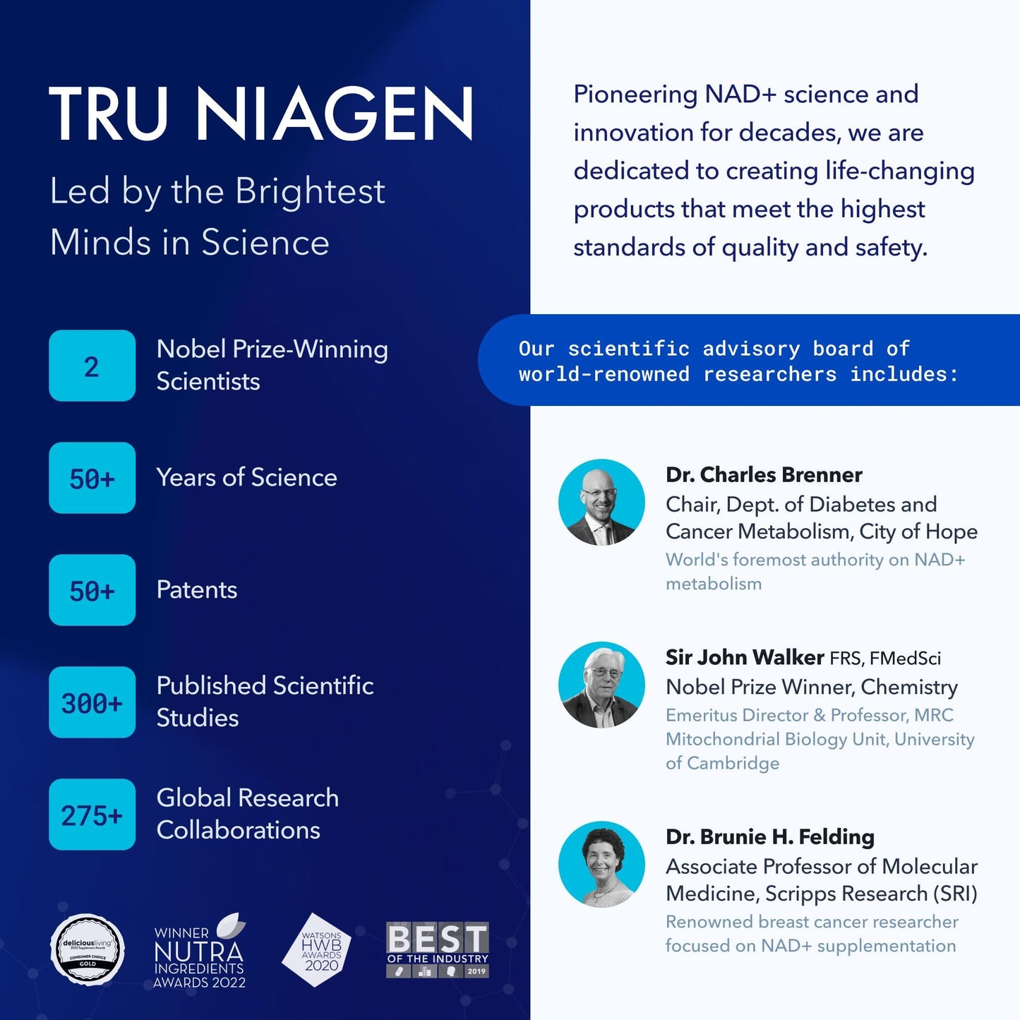 TRU NIAGEN Patented NAD+ Supplement for Anti Aging and Cell Regeneration, Niagen, 60 300 mg Servings | Supports Cellular Energy, Brain, Muscle | Nicotinamide Riboside (NR) Take 2 Daily | 2 Bottles