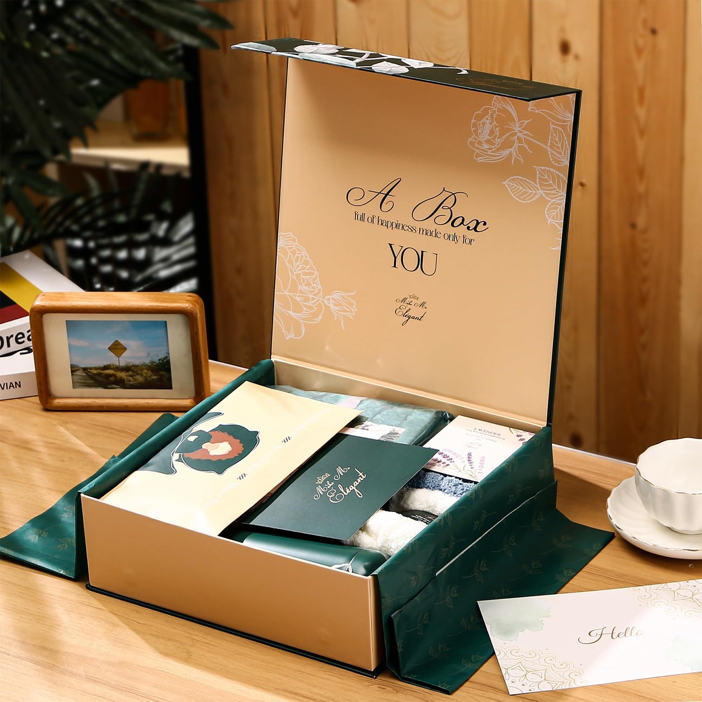 Make Me Elegant Gift Boxes for Women - Relaxing Spa Set, Self Care Package for Women, Get Well Soon Gift Basket, Happy Birthday Gift Set, Mothers Day Gifts for Women, Christmas Day Gifts for Women