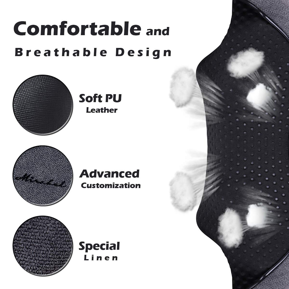 Mirakel Neck Massager with Heat, Shiatsu Shoulder Massager, Electric Kneading Back Massager, Massage Pillow for Pain Relief Deep Tissue, Fathers Day Presents, Mothers Day,Christmas Gifts Get Well Soon