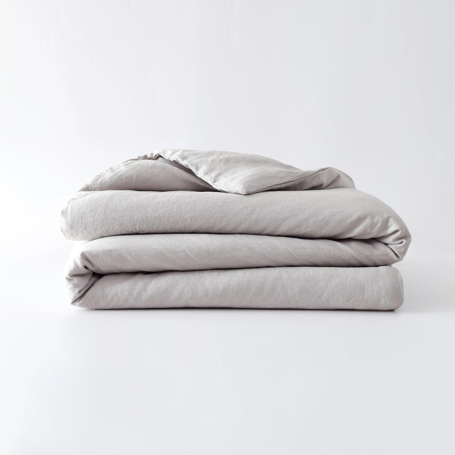 Baloo 100% French Linen Duvet Cover for Weighted Blanket (Dove Grey - 80"x87" - King Size) | Cooling, Soft & Durable | Certified European Flax® | for Baloo 25lbs Weighted Blanket